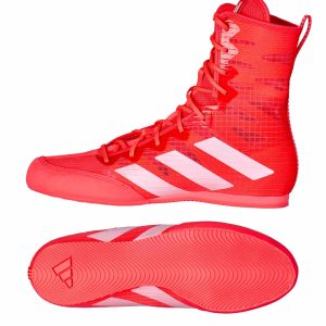Chaussures boxe adidas rouge