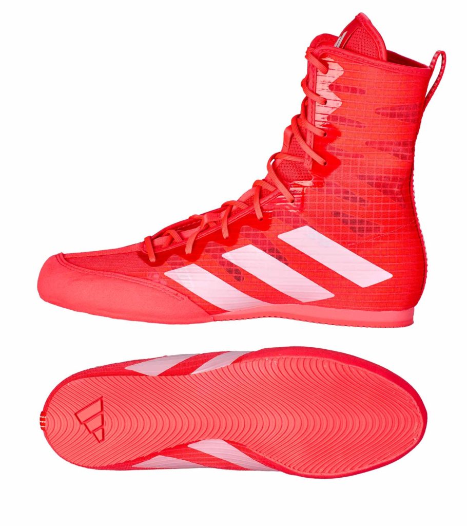 Chaussures boxe adidas rouge